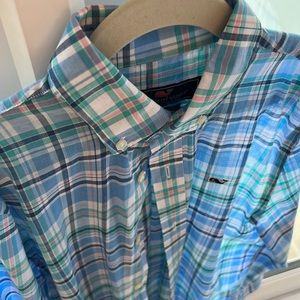 Vineyard Vines Boys Button Down Shirt Size Small